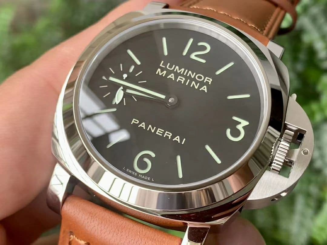 PAM111 Q XF 1:1 Best Edition on Brown Leather Strap A6497 with Y-Incabloc