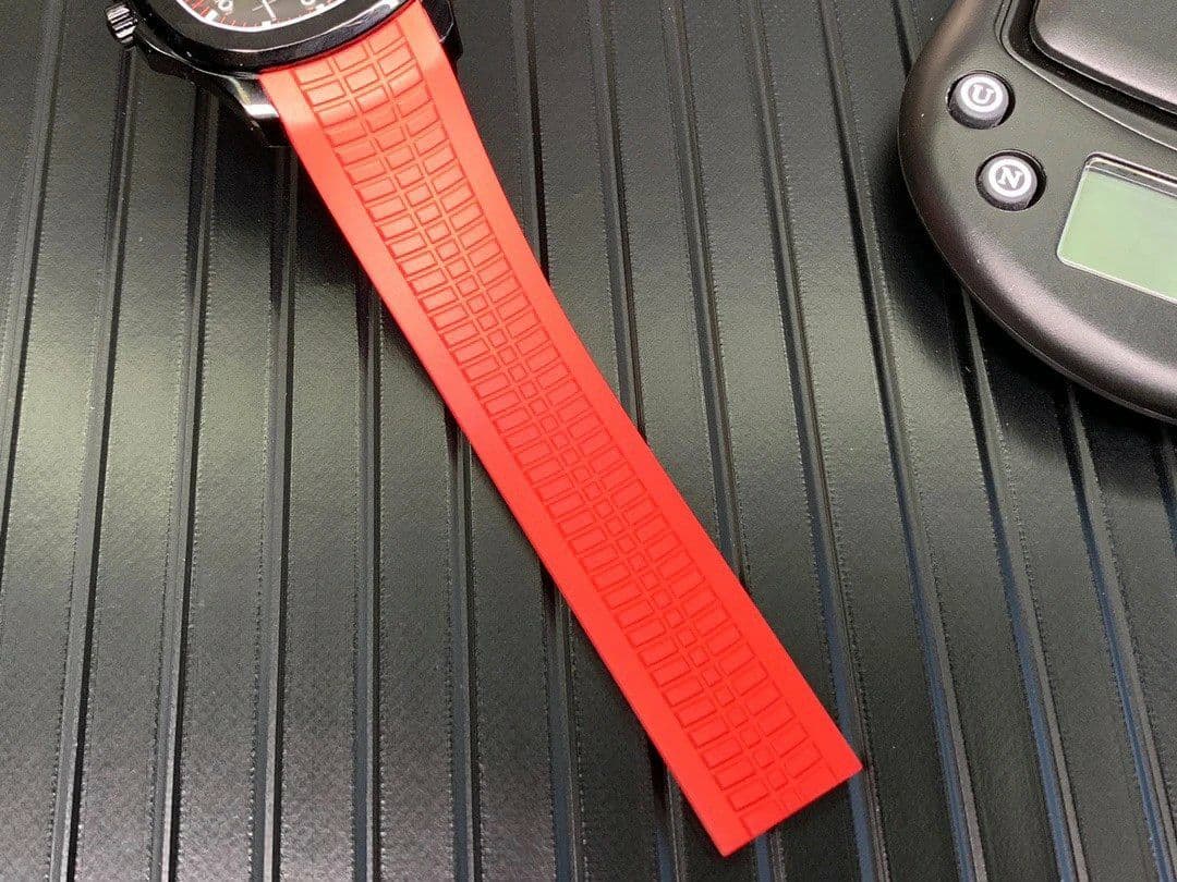 Aquanaut Black Venom DLC ZF 1:1 Best Edition Black Dial on Red Rubber Strap 324CS