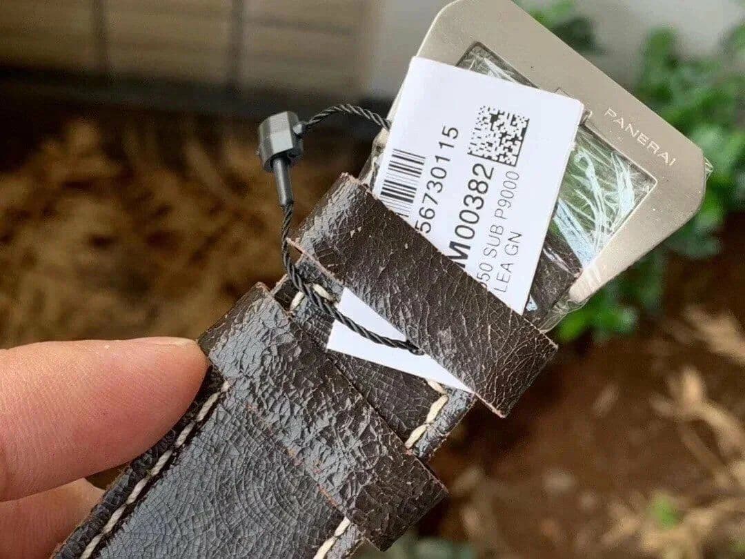 PAM382 N Bronzo VSF 1:1 Best Edition on Brown Distressed Calfskin Strap P.9000 Super Clone V2