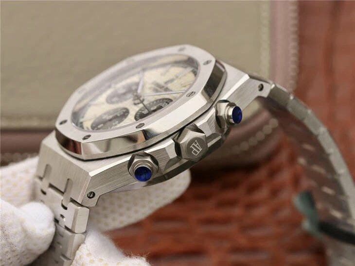 AP0632 - Royal Oak Chrono 1:1 Best Edition 26331ST SS/SS Grey/Wht