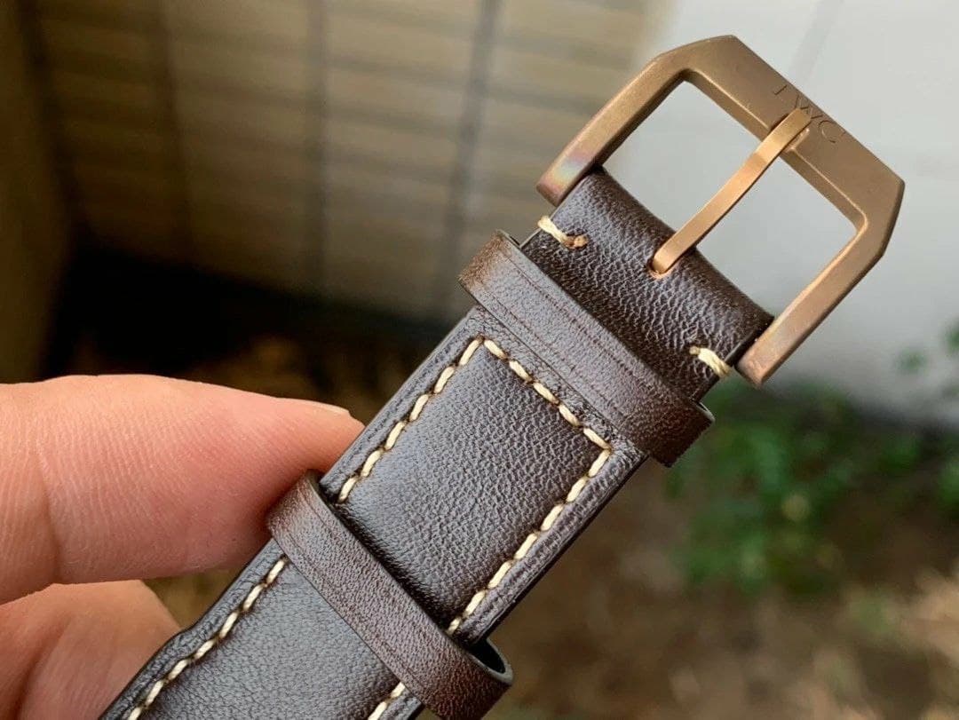 Pilot UTC Spitfire MJ271Bronze ZF 1:1 Best Edition Green Dial on Brown Leather Strap